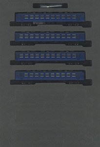 J.N.R. Coaches Series 12-1000 Set (4-Car Set) (Model Train)