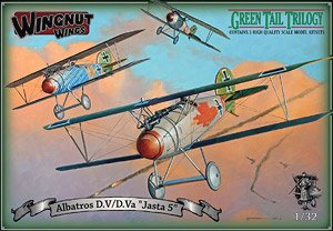 Albatros D.V/D.Va `Jasta5` Green Tail Trilogy (Set of 3) (Plastic model)