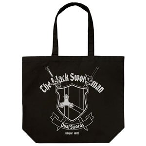 Sword Art Online the Movie -Ordinal Scale- Black Swordman Large Tote Bag Black (Anime Toy)