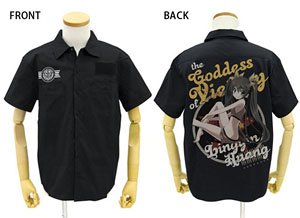 IS (Infinite Stratos) Lingyin Huang Full Color Work Shirt Nose Art Ver. Black M (Anime Toy)