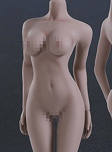 Female Super Flexible Seamless Suntan Large Bust with Foot Parts 1/6 Action Figure S12D (Fashion Doll)