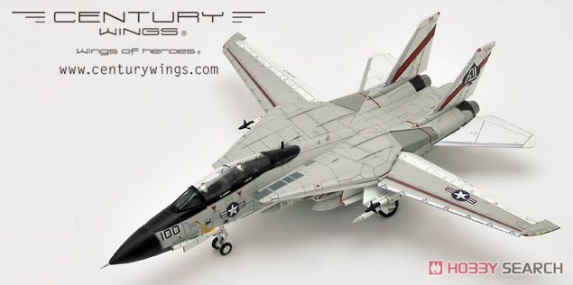 F-14A アメリカ海軍 VF-41 ブラックエイセス 主翼フラップ・スラットダウン (完成品飛行機) 商品画像1