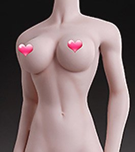Female Super Flexible Seamless Body Pale Large Bust Tightening Body Foot Parts Exchangeable Ver. (Fashion Doll)