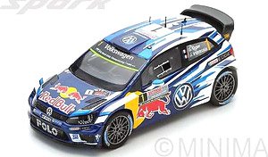 Volkswagen Polo R WRC No.1 2nd Rally Australia 2016 World Champion S.Ogier J.Ingrassia (ミニカー)