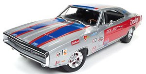 1970 Dodge Charger R/T Dick Landy (Silver/Red) (Diecast Car)