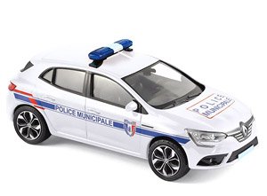 ルノー メガーヌ 2016 ポリスカー `Police Municipale` (ミニカー)