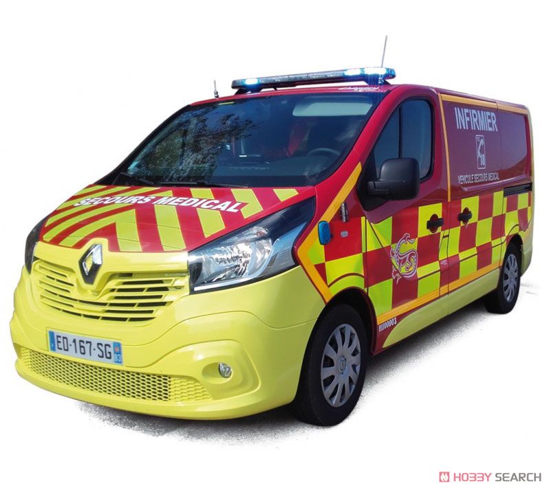 ルノー トラフィック 2014 救急車 `Pompiers Infirmier` (ミニカー) 商品画像1