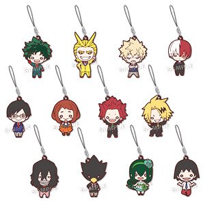 Nitotan My Hero Academia Party Rubber Mascot (Set of 12) (Anime Toy)