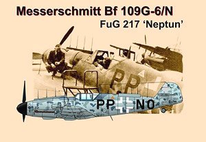 メッサーシュミット BF109G-6/N 夜間戦闘機・FuG217ネプトゥーン搭載・(プラ＋レジン＆エッチング) (プラモデル)