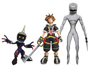 Kingdom Hearts II - Action Figure: Kingdom Hearts Select - Series 1: Sora & Dusk & Soldier (Completed)