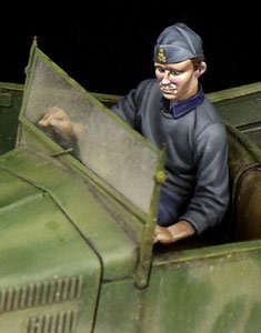 Driver for Italy Staff Car 508CM Coloniale (for Tamiya/Italeri) (Plastic model)