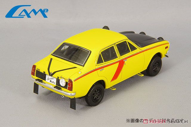 Mitsubishi Lancer1600 GSR Test Car 1974 Yellow w/Service Decal (Diecast Car) Item picture3