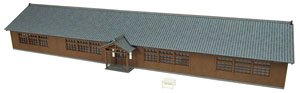 [Miniatuart] Good Old Diorama Series : Wooden School Building (Unassembled Kit) (Model Train)