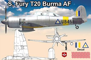 Sea Fury T20 Burma AF (Plastic model)