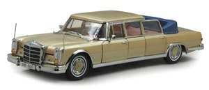 Mercedes-Benz 600 Pullman 1966 Metallic Gold (Diecast Car)