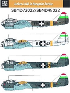 Junkers Ju88 in Hungarian Service (Decal)