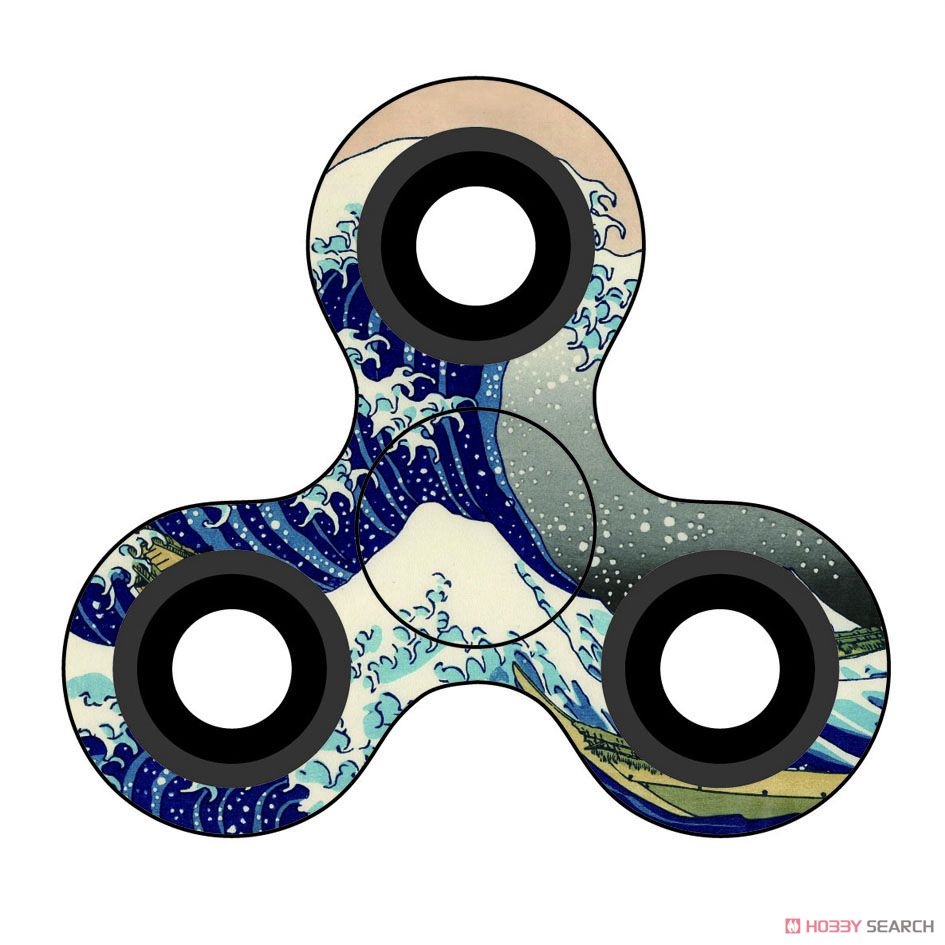 Fidget Spinner (The Great Wave off Kanagawa) (Active Toy) Item picture1