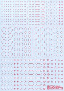 Accent Decal A (Pink) (1 Sheet) (Material)