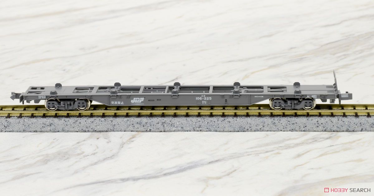 コキ106＋107 コンテナ無積載 (10両セット) (鉄道模型) 商品画像10