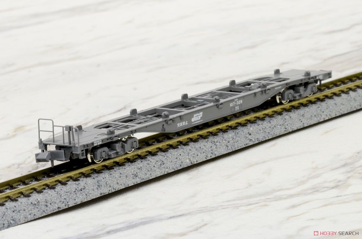 コキ106＋107 コンテナ無積載 (10両セット) (鉄道模型) 商品画像4