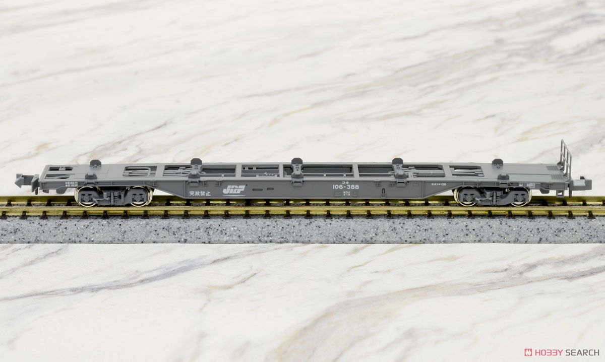 コキ106＋107 コンテナ無積載 (10両セット) (鉄道模型) 商品画像7