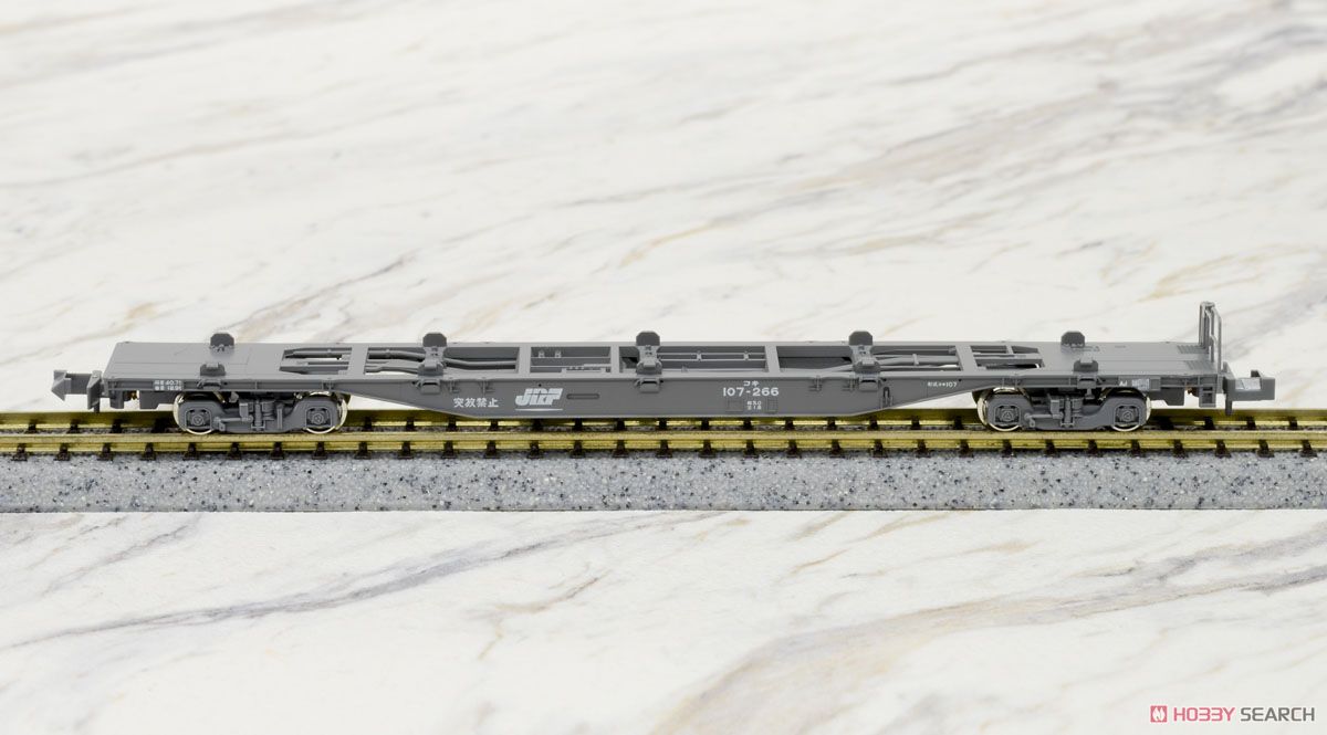 コキ106＋107 コンテナ無積載 (10両セット) (鉄道模型) 商品画像9