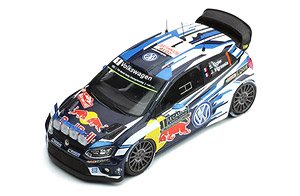 VW ポロ R WRC 2016年ラリー・モンテカルロ 優勝 #1 S.Ogier-J.Ingrassia (ミニカー)