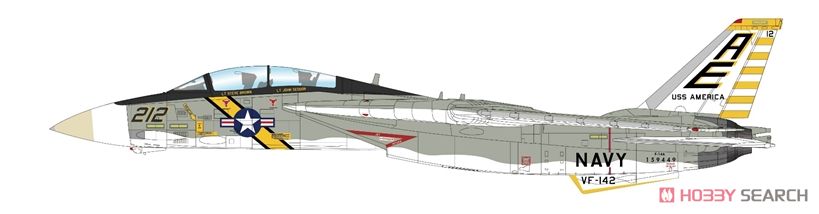 F-14A トムキャット 第142戦闘飛行隊 `ゴーストライダーズ` (完成品飛行機) その他の画像1