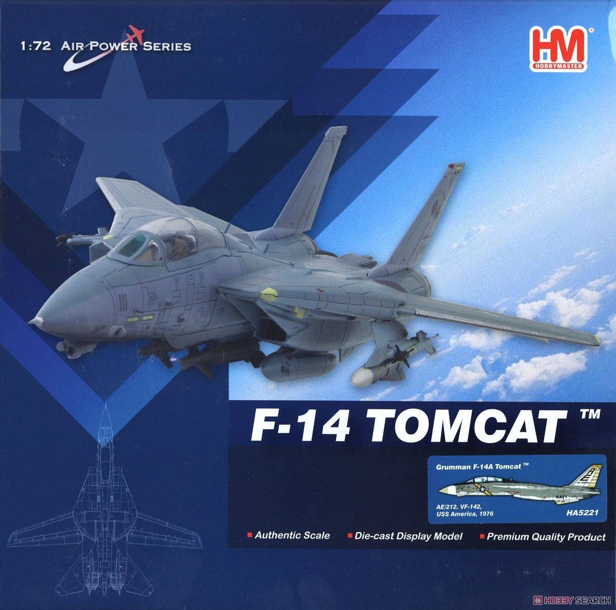 F-14A トムキャット 第142戦闘飛行隊 `ゴーストライダーズ` (完成品飛行機) パッケージ1