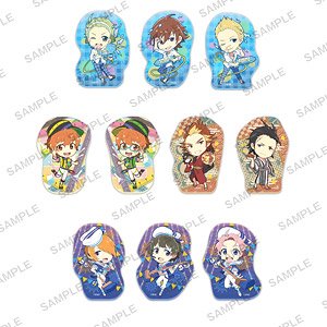 The Idolm@ster Side M Clear Clip Badge [Natsu] (Set of 10) (Anime Toy)