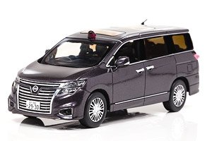 日産 エルグランド ハイウェイスター (E52) 2016 警視庁交通部交通執行課暴走族対策車両 (ミニカー)