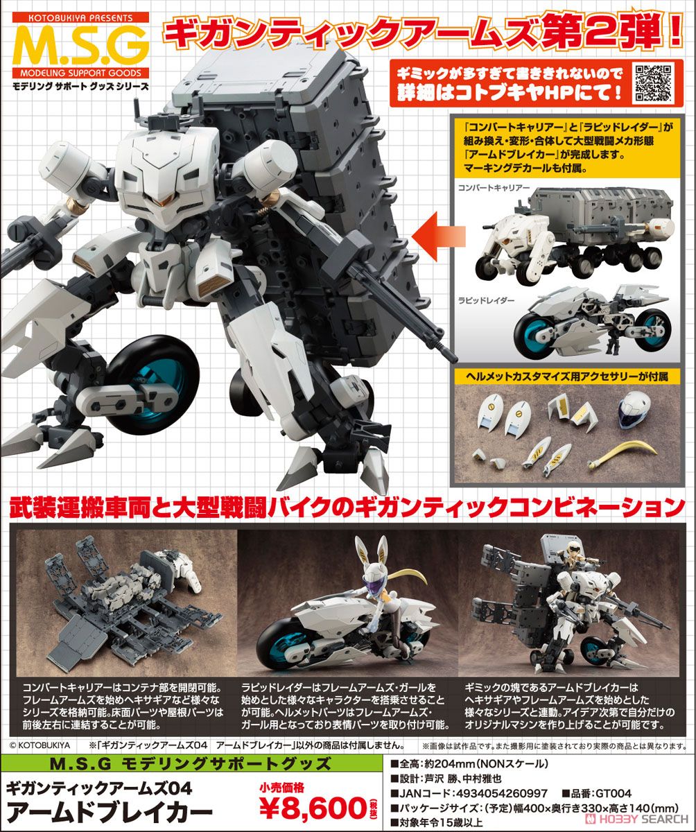 Gigantic Arms 04 Armed Breaker (Plastic model) Item picture11