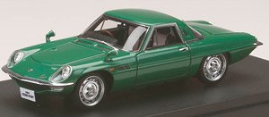 マツダ コスモスポーツ (L10B) 1967 グリーンメタリック (ミニカー)