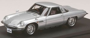 マツダ コスモスポーツ (L10B) 1967 シルバー (ミニカー)