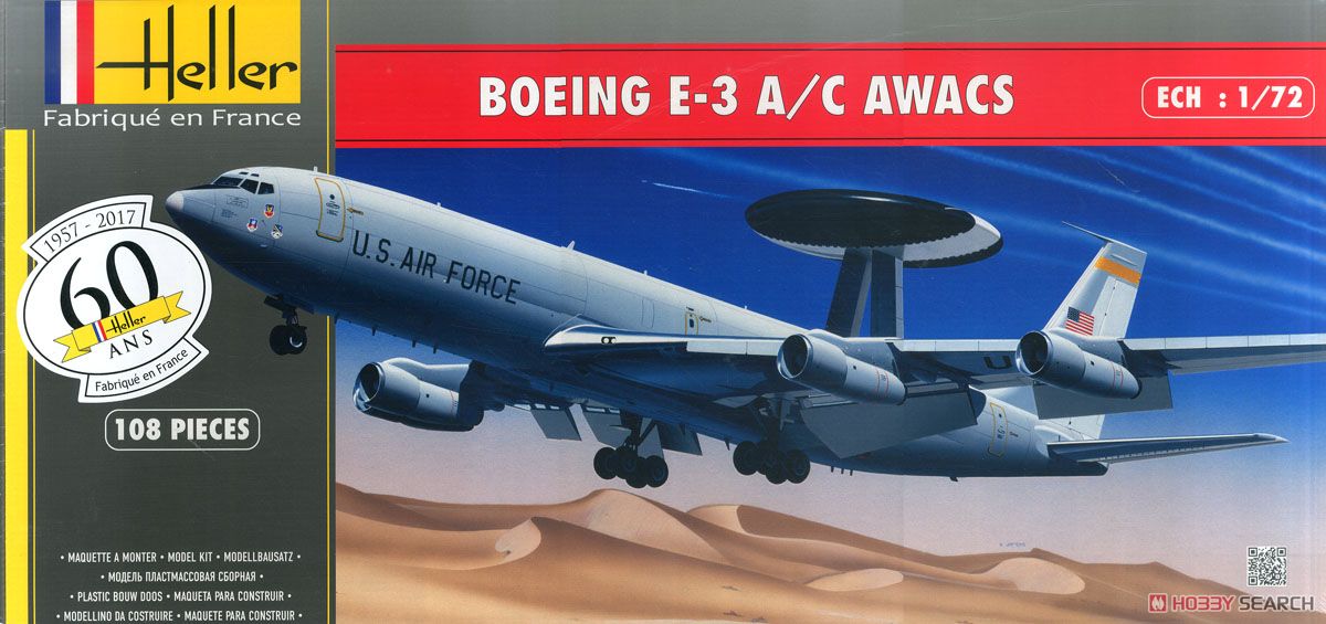 アメリカ軍 早期警戒管制機 E-3B AWACS セントリー (プラモデル) パッケージ1