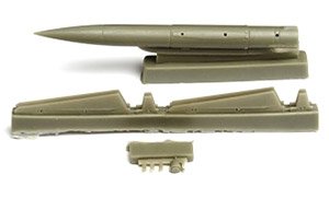 サーブ AJ37 ビゲン用 Rb05 対地ミサイル (2個入り、ランチャー付き) (プラモデル)