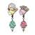 Yuri on Ice Toys Works Collection 2.5 Sisters Pins Charm Set Victor Nikiforov & Makkachin (Anime Toy) Item picture1