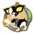 ラバーマスコット ジョジョの奇妙な冒険 イギーの奇妙なコスプレ GOLD.ver 6個セット (キャラクターグッズ) 商品画像4