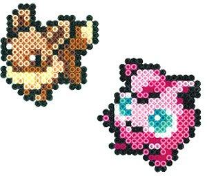 Nano Beads 113 Eevee/Jigglypuff (Interactive Toy)