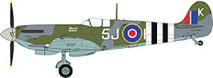スピットファイア MK Ixc イギリス空軍 126sq ジョン・プラギス (完成品飛行機)