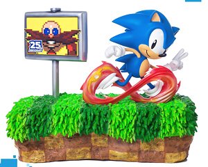 Sonic the Hedgehog Sonic 25th Anniversary Statue (Completed)