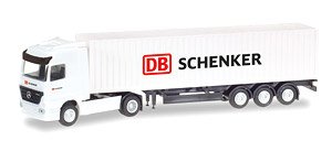 (TT) メルセデスベンツ アクトロスLH コンテナセミトレーラー `DBSchenker` (鉄道模型)
