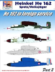 [1/72] He 162 [in Foreign Service Part.2] (Decal)