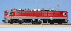1/80(HO) Type ED76-500 #551 (Red/Gray) (Pre-Colored Completed) (Model Train)