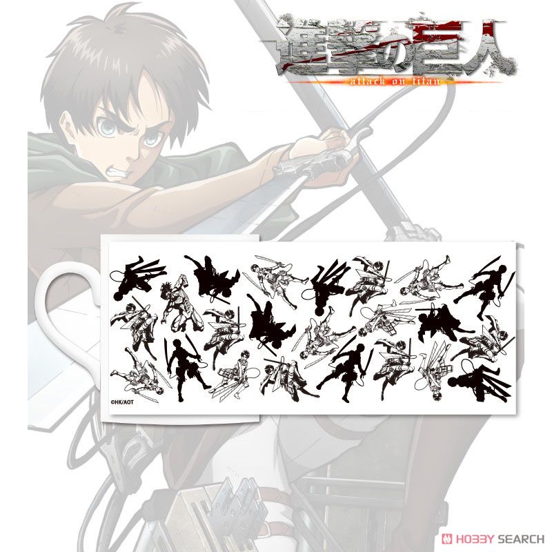 Attack on Titan Mug Cup (Eren) (Anime Toy) Item picture1