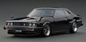 Nissan Skyline 2000 GT-ES (C210) Black Ron-Wheel (ミニカー)