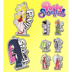 Panty & Stocking with Garterbelt Panty & Stocking Trading Acrylic Key Ring (Set of 8) (Anime Toy)