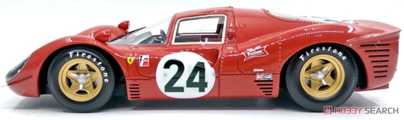 フェラーリ 330P4 No24 1967 デイトナ24h 2nd マイク・パークス/ルドビコ・スカルフィオッティ (ミニカー) 商品画像1