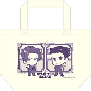 Ace Attorney Mini Tote Bag Naruhodo & Mitsurugi (Anime Toy)