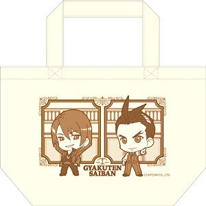 Ace Attorney Mini Tote Bag Odoroki & Garyu (Anime Toy)